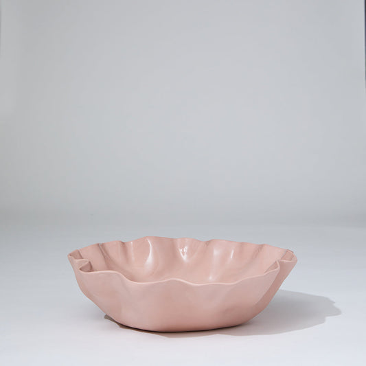 RUFFLE BOWL - ICY PINK LARGE