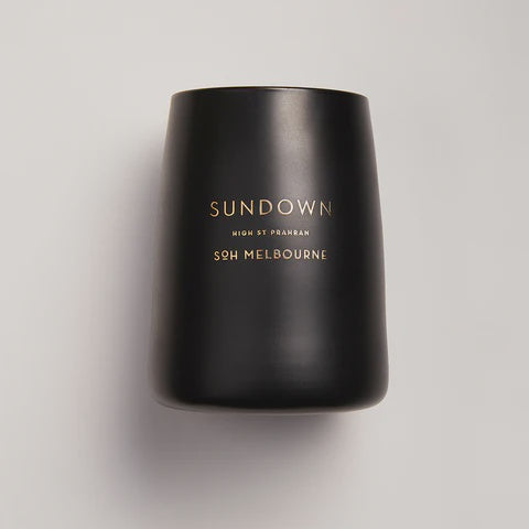 SUNDOWN BLACK MATTE GLASS
