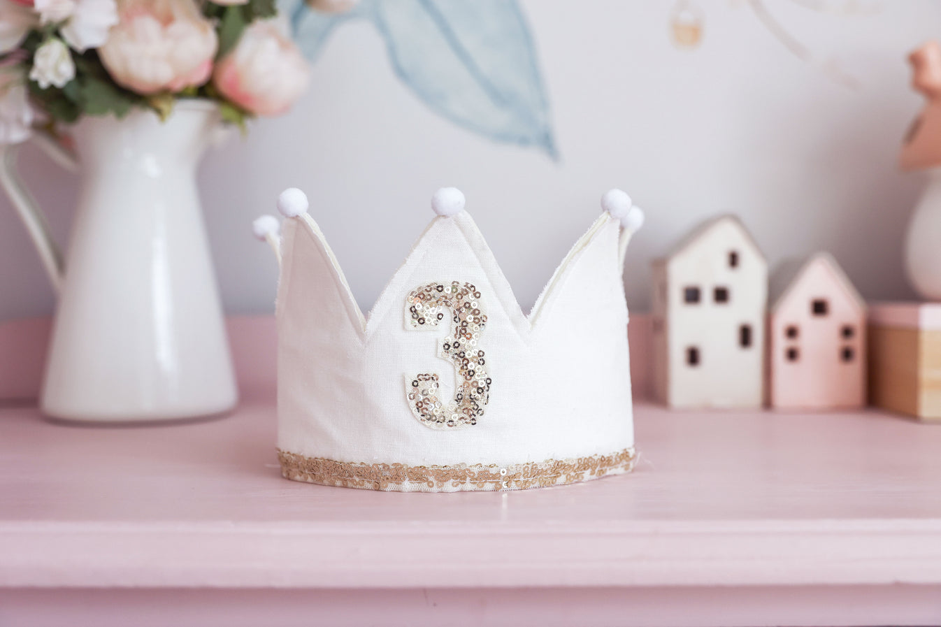 3RD BIRTHDAY CROWN - IVORY