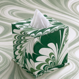 Green Marbled Tissue box