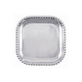 Pearled Square Platter
