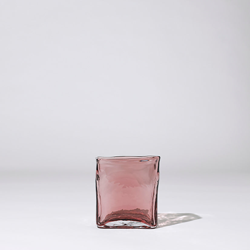 BLOCK VASE - ROSE SMALL