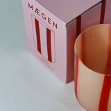 Atina Glassware - Pink/Red