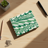 Green Marbled Notepad