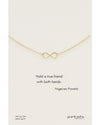INFINITY FOREVER NECKLACE - GOLD