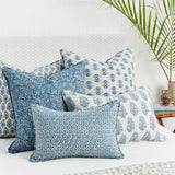 Fiore Tahoe Linen Cushion - 55cm