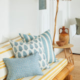 Kesula Denim Linen Cushion - 55x55cm