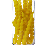 Spiral Taper Candle - Yellow