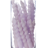 Spiral Taper Candle - Lilac