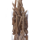 Twisted Taper Candle - Mink