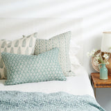 Hand Block Printed Ubud Tahoe Quilt