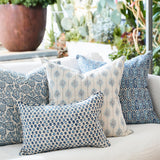 Savoie Riviera Linen Cushion - 50cm