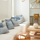 Chowk Tahoe Linen Cushion - 35cm