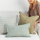 Granada Moss Linen Cushion - 50cm
