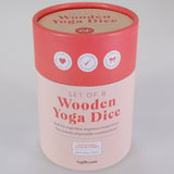 Wooden Yoga Dice Set