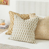 Fossano Saffron Linen Cushion - 50cm