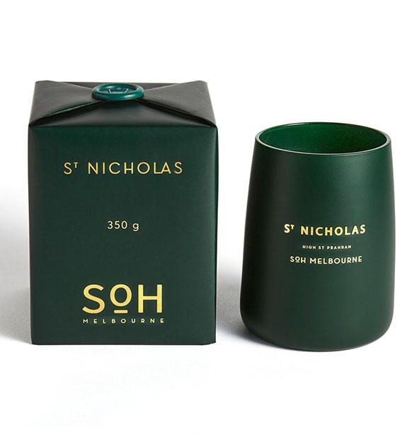 ST NICHOLAS BRITISH GREEN MATTE GLASS