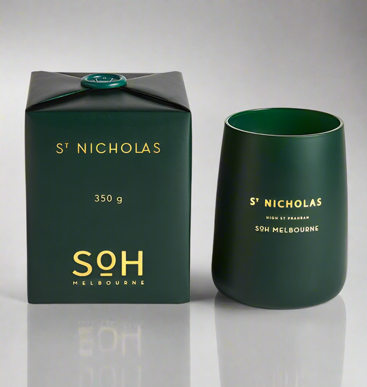 ST NICHOLAS BRITISH GREEN MATTE GLASS