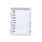 Bamboo White 5x7 Photo Frame