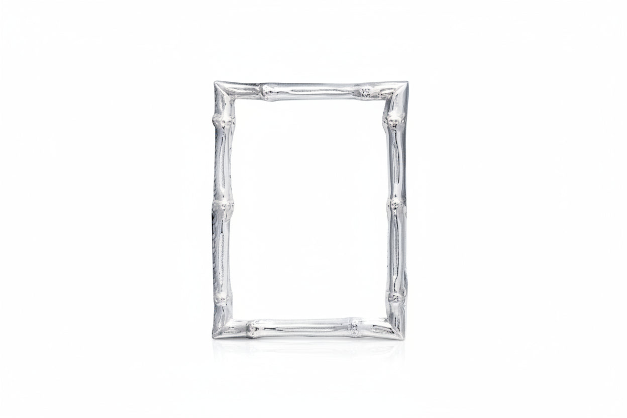 Bamboo Silver 5x7 Photo Frame