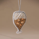 Prosecco Beaded Ornament