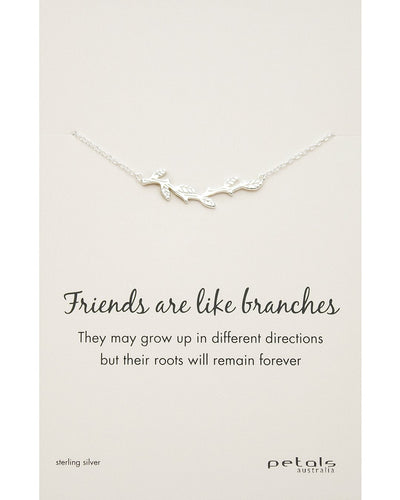 BRANCH NECKLACE - SILVER