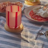 Atina Glassware - Pink/Red