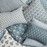 Ankara Mineral Linen Cushion - 50cm