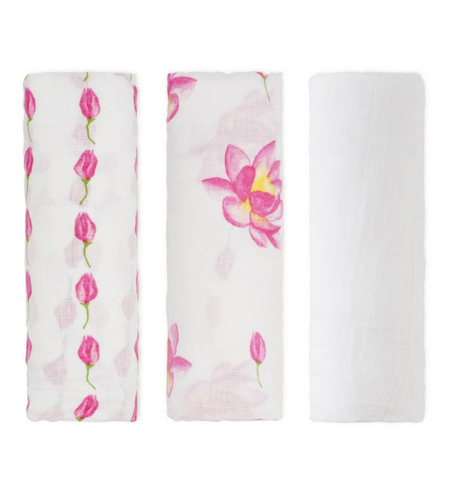 3 Pack Sakura Muslin Swaddles