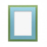 Tiered Sky Blue & Meadow Green 5x7 Photo Frame