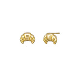 Gold Le Croissant Studs