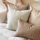 Fossano Saffron Linen Cushion - 50cm