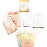 Gratitude Journal And Inspirational Card Deck Set