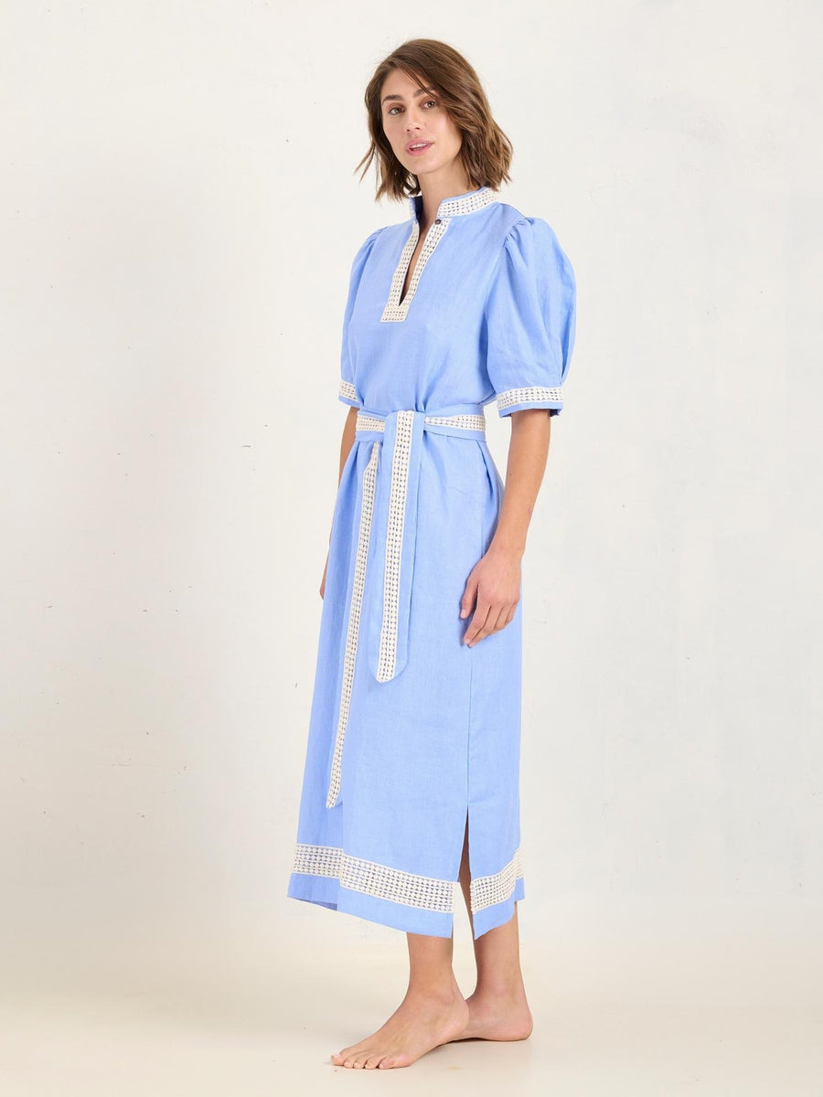 PEEK DRESS - VINKA BLUE