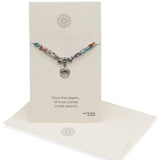 Liberty Bracelet - Pewter Lotus Charm
