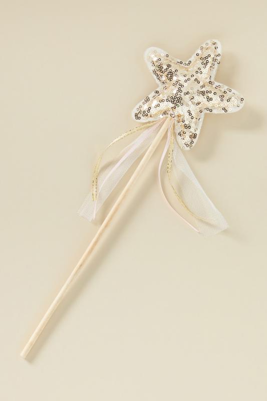 SEQUIN STAR WAND - GOLD