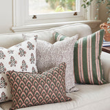 Buzios Rosewood Linen Cushion - 50cm