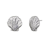 Silver Marine Scallop Earring