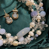 Powder Blue Vintage Pickett London Jewellery Set with Original Box