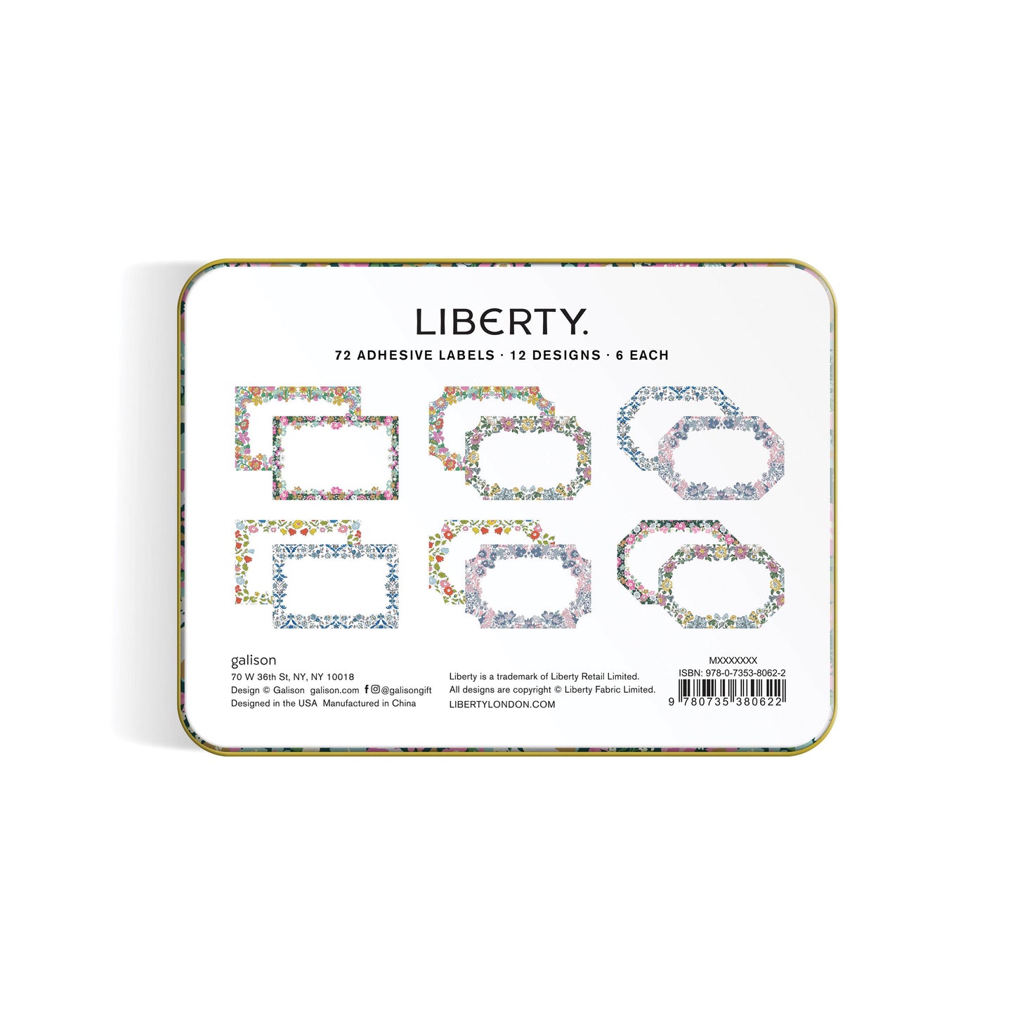 LIBERTY SET OF GIFT LABELS