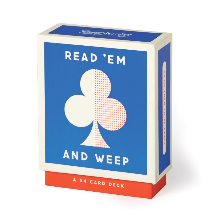 READ 'EM AND WEEP PLAYING CARD SET