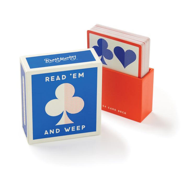 READ 'EM AND WEEP PLAYING CARD SET