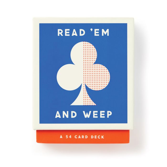 READ 'EM AND WEEP PLAYING CARD SET