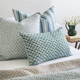 Hand Block Printed Naples Sahara Quilt