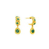Alanya Earrings in Green