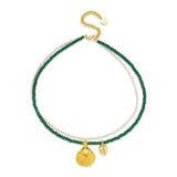 Evisa Necklace in Green