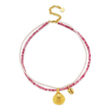 Evisa Necklace in Pink