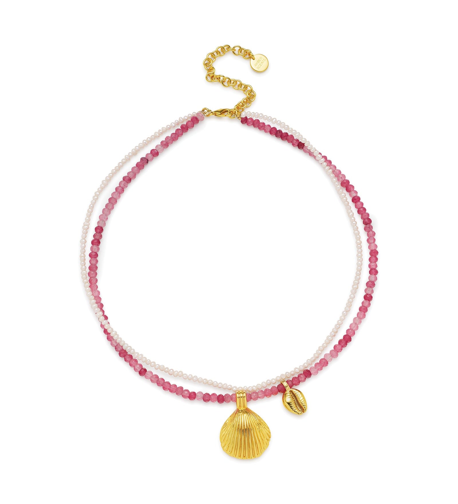 Evisa Necklace in Pink