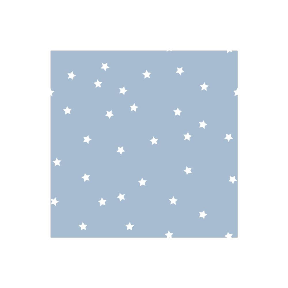 MUSLIN SWADDLE STARRY NIGHT - BABY BLUE