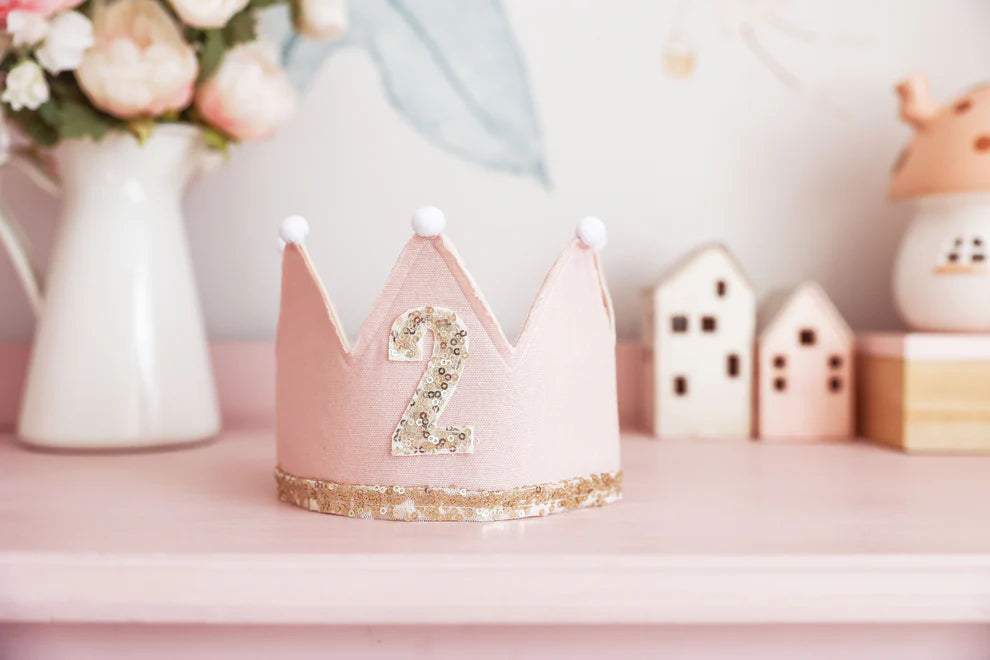 2ND BIRTHDAY CROWN - PINK